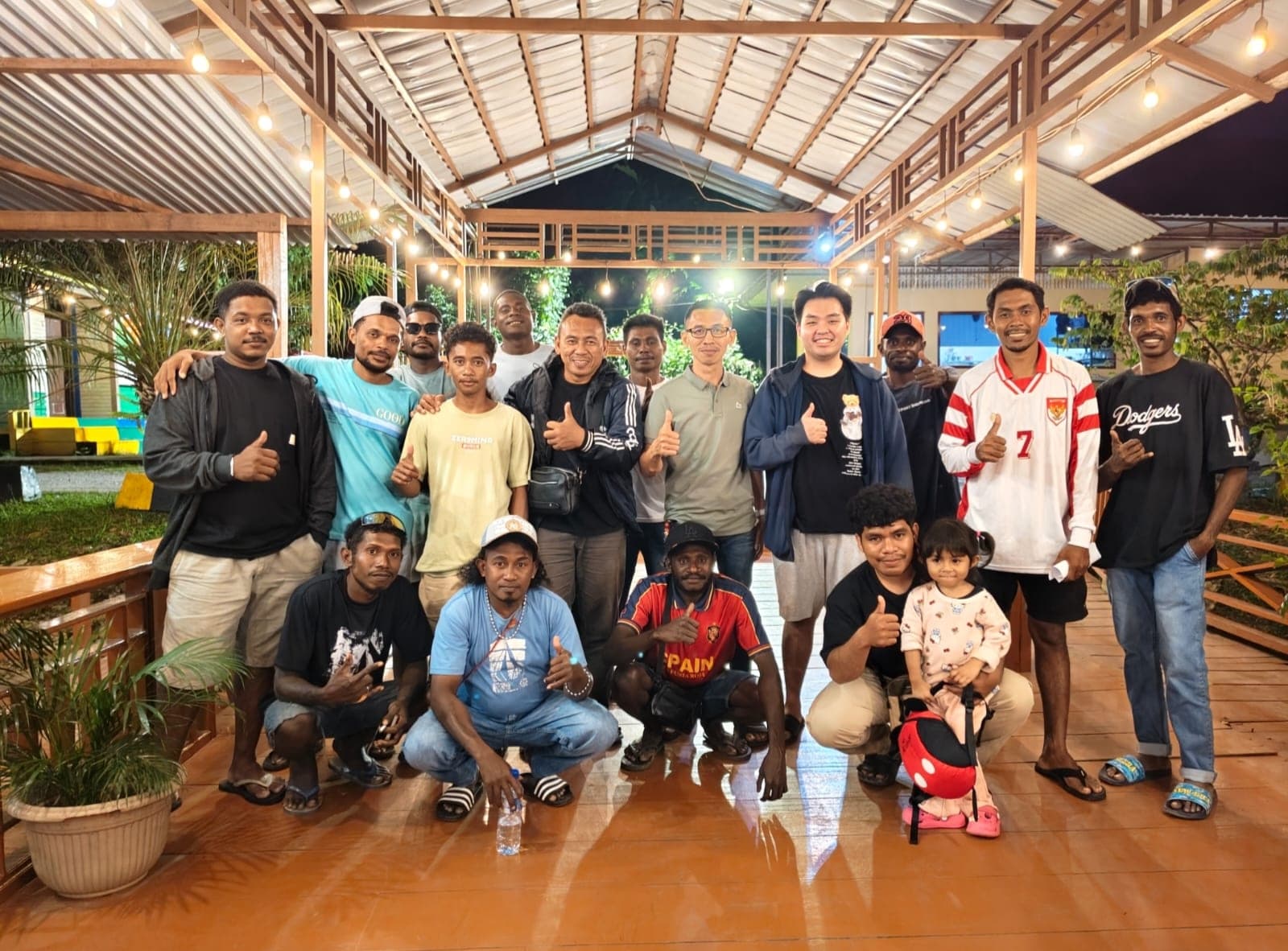 Kebersamaan tim PT Irja Express Logistic