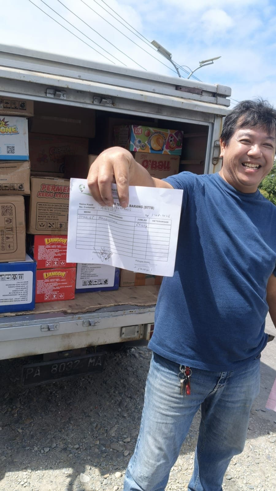 Serah terima dokumen dan verifikasi Surat Tanda Terima Barang (STTB)